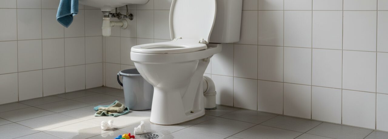 Wat te doen bij een verstopte wc tijdens een kinderfeestje thuis?