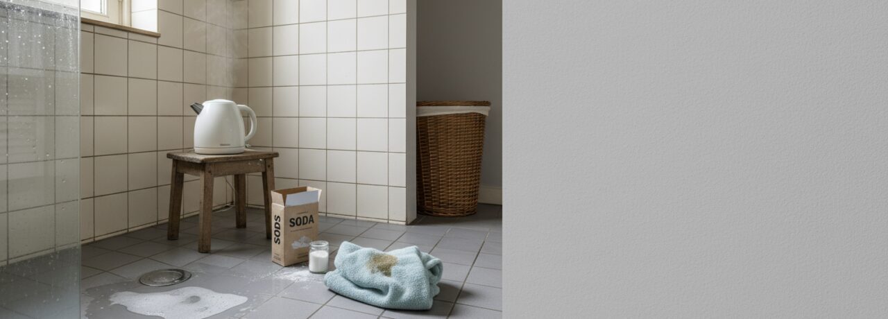 Hoe kun je doucheputje verstopt zelf verhelpen met soda en heet water uit de waterkoker?