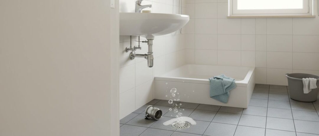 Hoe los je een verstopping op als douche en wastafel tegelijk borrelen?