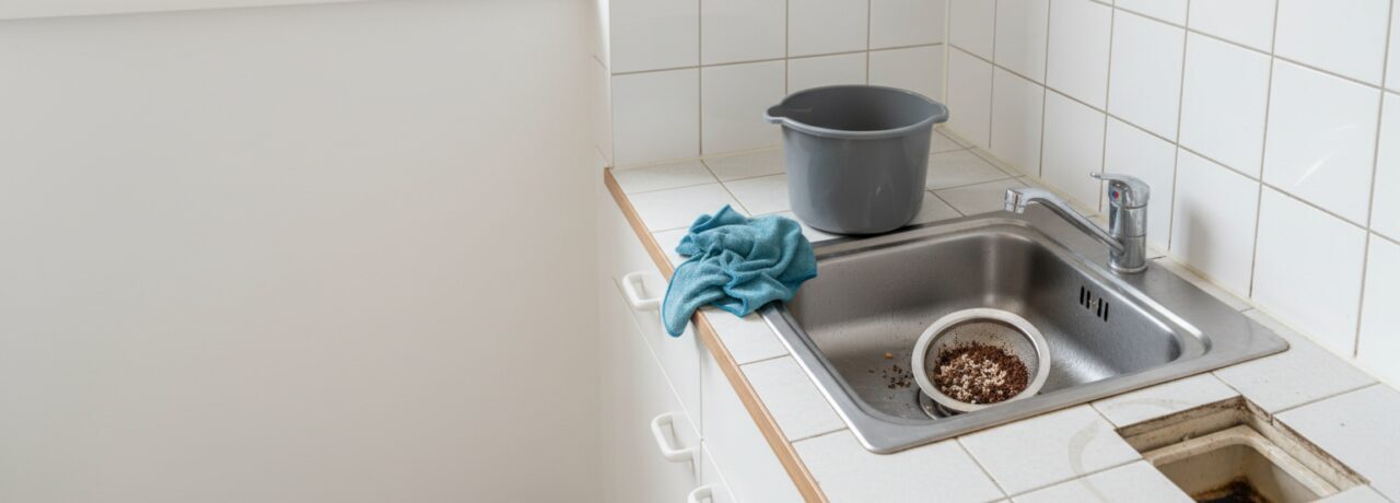 Wat is een dagelijkse routine voor het legen van gootsteenzeefjes
