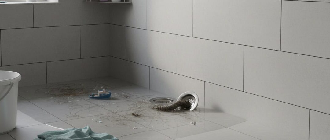 Hoe pak je doucheputje verstopt in familiebadkamer met meerdere kinderen aan?