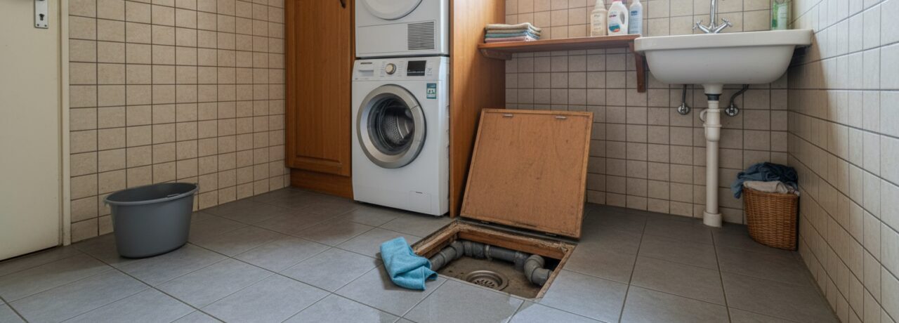 How do you ensure that clear agreements regarding drainage exist, even in a small house? Clear agreements regarding drainage in a small house