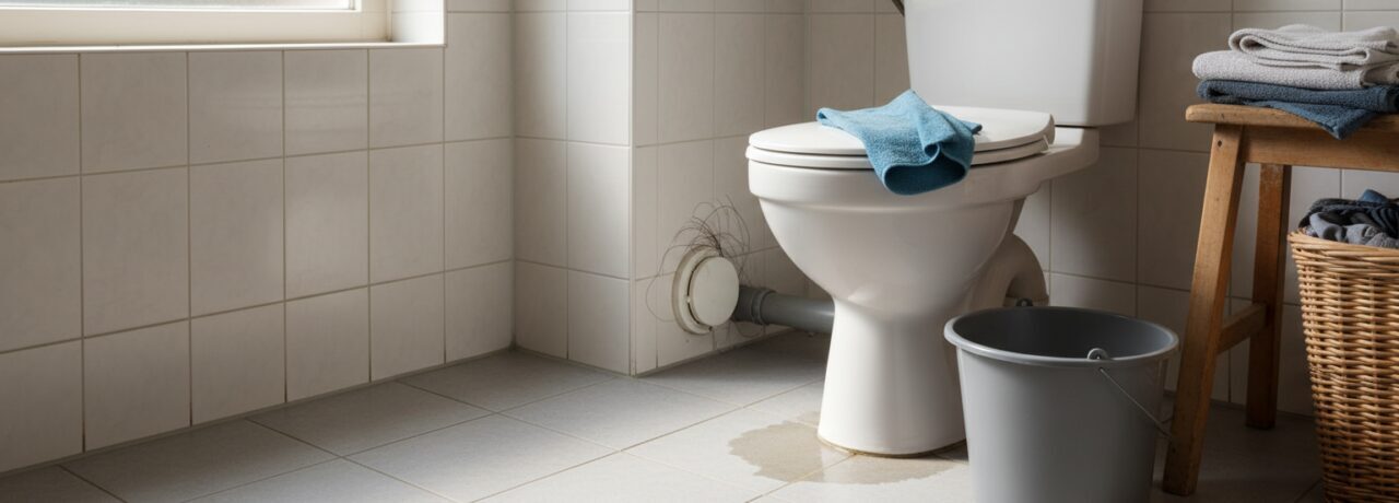 Toiletafvoer laten ontstoppen bij blokkade Wat is een blokkade in de toiletafvoer?