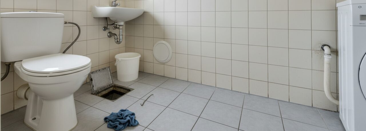 How does unclogging a toilet work step by step?